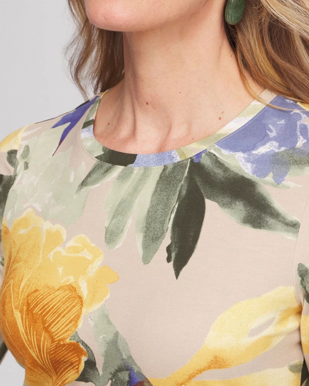 Touch of Cool™ Garden Long Sleeve Tee | Chico's